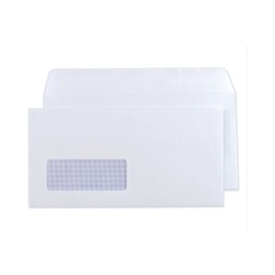 DL White Window Envelopes