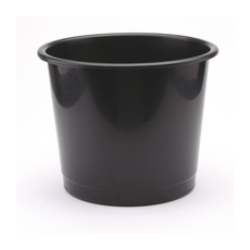 PVC Waste Bin Black