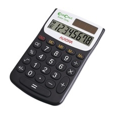 Aurora EcoCalc EC101 Pocket Calculator