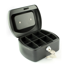 6" Cash Box, Black