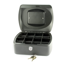 8" Cash Box, Black