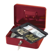 10" Cash Box, Red