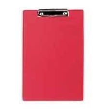 Single A4 PVC Clipboard Red