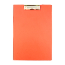 Foldover PVC Clipboard Red A4