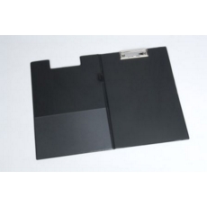 Foldover PVC Clipboard Black A4 F/C