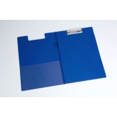 Foldover PVC Clipboard Blue A4 F/C