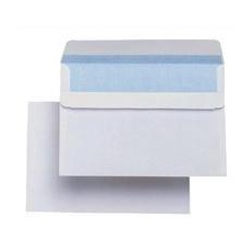 C6 114x162mm White Plain S/Seal Envelope 2602