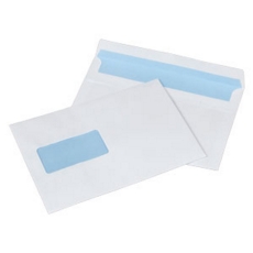 C5 White 90gsm  Window S/S Envelope SL350