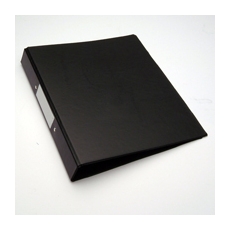 A4 2-ring Binder, Black SPLIT PACK