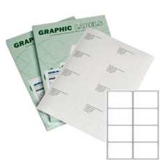 P8E Graphic Laser labels 8/sh