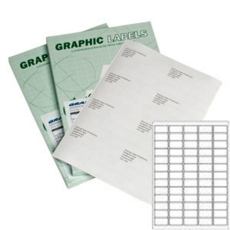 A65 Graphic Laser labels 65/sh 38 mm x 21.2 mm