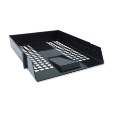 Plastic Letter Tray, Black