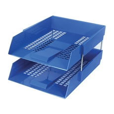 Plastic Letter Tray, Blue