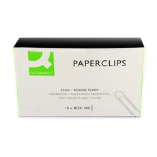 Large Plain Paperclips (Pk 100's) 32mm