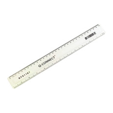 Plastic Ruler CLEAR 30cm / 12 inch