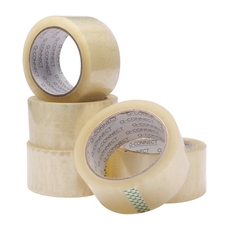 TWO INCH CLEAR Tape, 50mmx66mtr SPLIT PACK