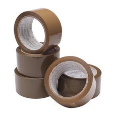 2" Buff Vinyl Tape 50mmx66mtr SPLIT PACK