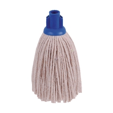 2Work 12oz PY Smooth Mop Blue Pk10