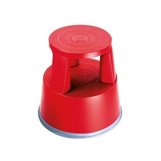 2Work Plastic Step Stool Red