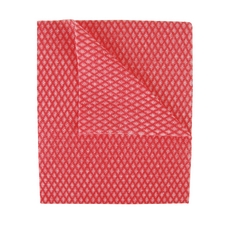 2Work Economy Cloths Red Pk50