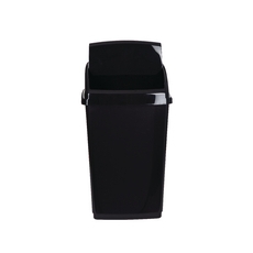 2Work Swing Top Bin 30 Litre Black