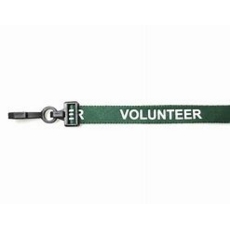 Breakaway Lanyards Volunteer Green