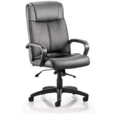 Buxton Executive Black Leather Chair