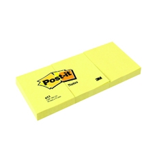 Post-It Notes 51x38 Ylw 100Sh Pk12