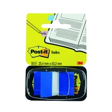 3M Postit Tape Flags Blu 680-2 Pk600