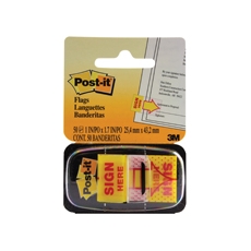 3M Post-It Indx 680-31 Sign Here P50