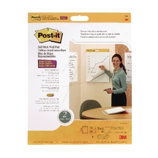 Post-it Tbltop Chart Ref Pad Wht Pk2