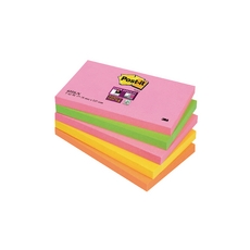 3M Post-it S/Sticky 76x127mm Neon Rainbow