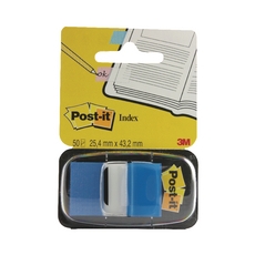 3M Post-It Index Blue x50 + Disp