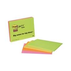 Post-It Meetng Ntes Ast 8x6 45Sh Pk4