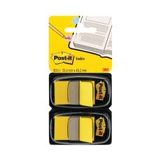 Postit Index Flag Dispenser Ylw Pk2