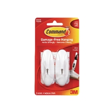 3M Medium Wire Hooks/Command Strips