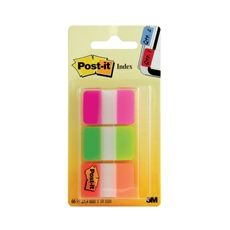 Post-it Strg Index Pink/Grn/Org Pk66