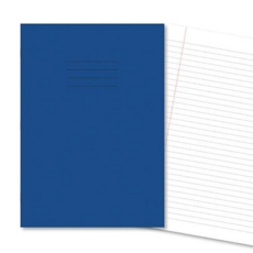 9x7" Exercise Books 8mm F/M 80Pg (229x178mm) Dark Blue