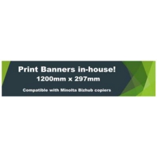 Banner Paper 1200mmx297mm 160gsm