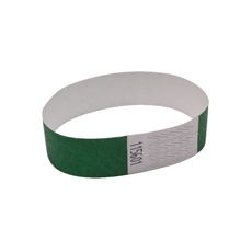 Announce 19mm Wrist Bands Grn Pk1000