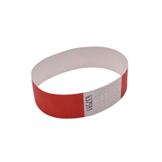 Announce 19mm Wrist Bands Red Pk1000