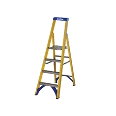 Abru Fibreglass Ptfm Stepladder 4Trd