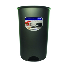 Addis Round Bin Base 50L Met Grey