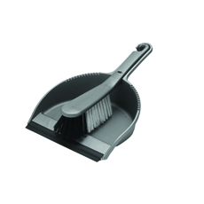 Addis Soft Dustpan/Brush Set Metllic