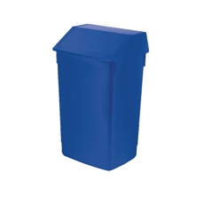 Addis 60L Flip Top Recycle Bin Blue