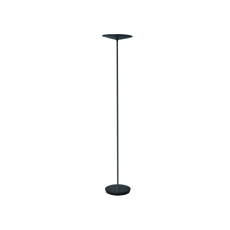 Alba LED Floor Lamp Round Head Blk