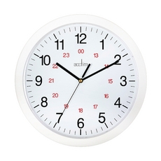 Acctim Metro 12 Wall Clock White