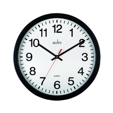 Acctim Controller Wall Clock Blk