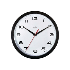 Acctim Aylesbury Wall Clock Blk