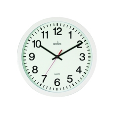 Acctim Controller Wall Clock Wht